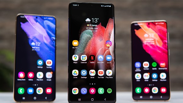 تشمل الهواتف الرائدة القديمة التي تحتوي على Samsung.
